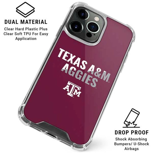Texas A&M University Aggies iPhone 16 Pro Clear Case